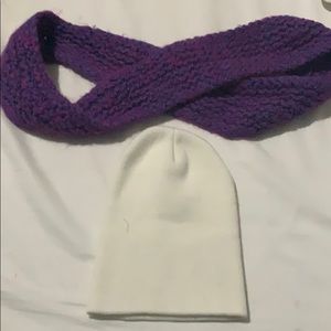 purple handmade Infiniti scarf bundle